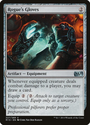 Rogue's Gloves - Magic 2015 (M15) #227