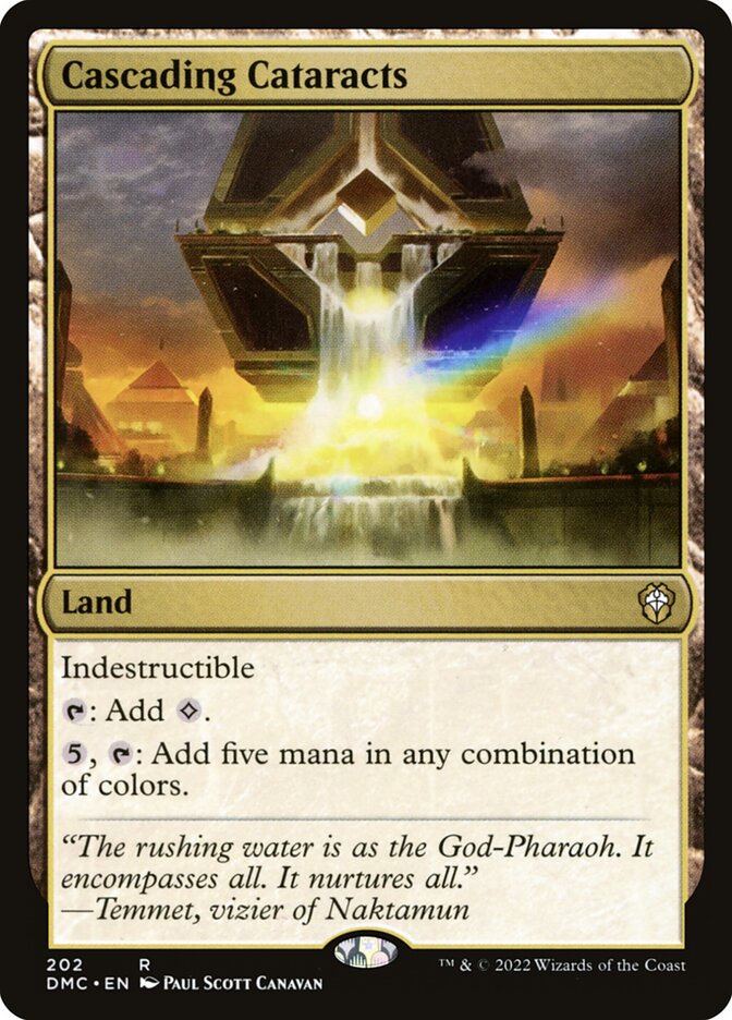 Cascading Cataracts - Dominaria United Commander (DMC) #202