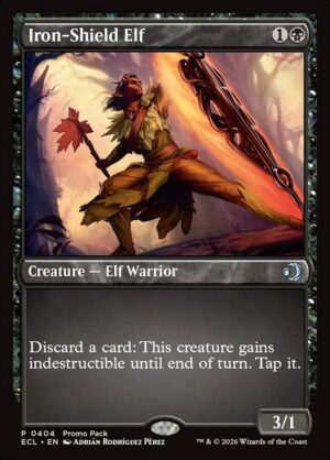Iron-Shield Elf - Lorwyn Eclipsed (ECL) #404 (Foil)