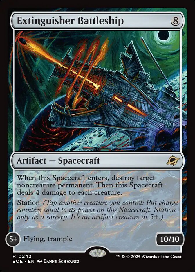 Extinguisher Battleship - Edge of Eternities (EOE) #242 (Foil)