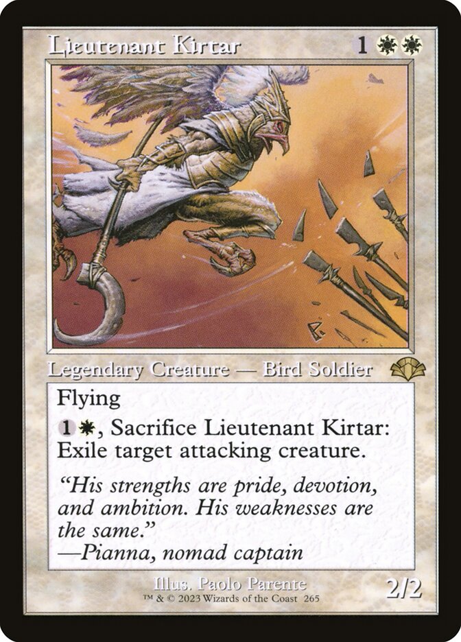 Lieutenant Kirtar - Dominaria Remastered (DMR) #265