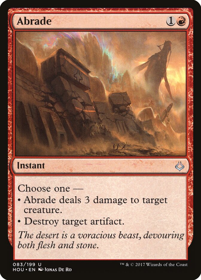 Abrade - Hour of Devastation (HOU) #83