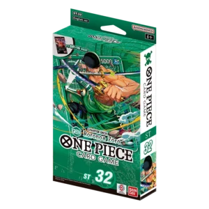 One Piece Card Game: STARTER DECK -GREEN Roronoa Zoro- [ST-32]