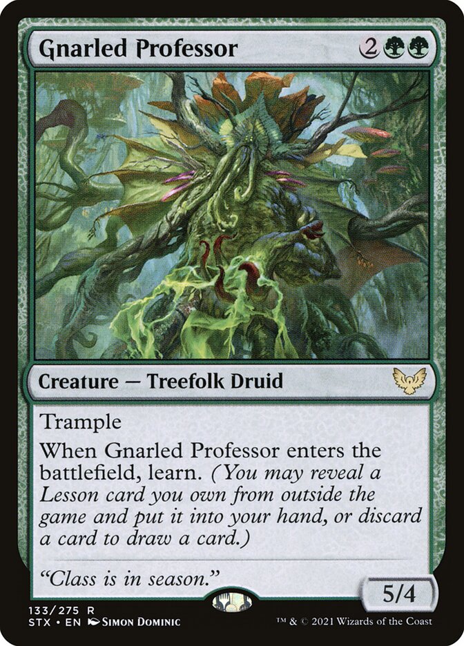 Gnarled Professor - Strixhaven: School of Mages (STX) #133