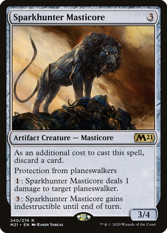 Sparkhunter Masticore - Core Set 2021 (M21) #240