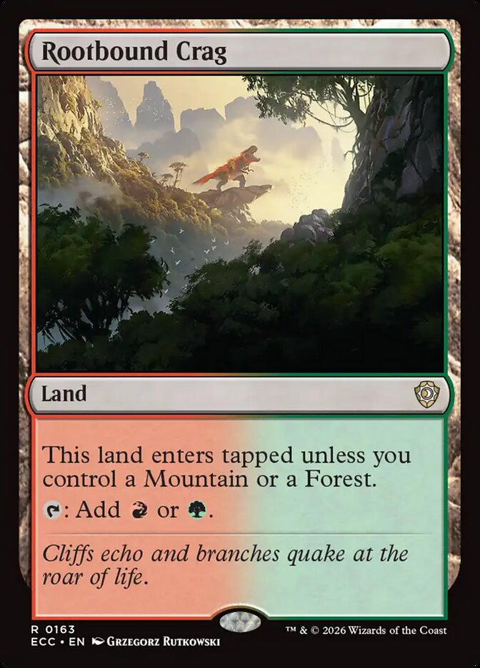 Rootbound Crag - Lorwyn Eclipsed Commander (ECC) #163