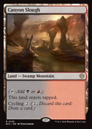 Canyon Slough - Lorwyn Eclipsed Commander (ECC) #145