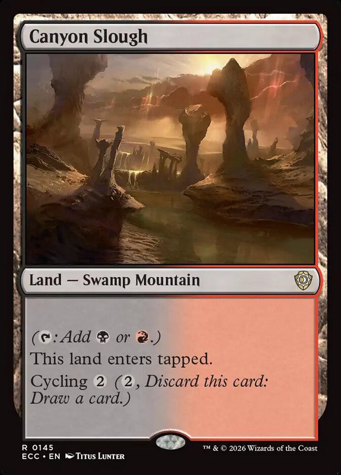 Canyon Slough - Lorwyn Eclipsed Commander (ECC) #145