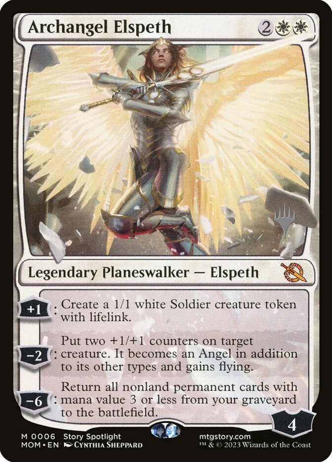 Archangel Elspeth - March of the Machine Promos (PMOM) #6p