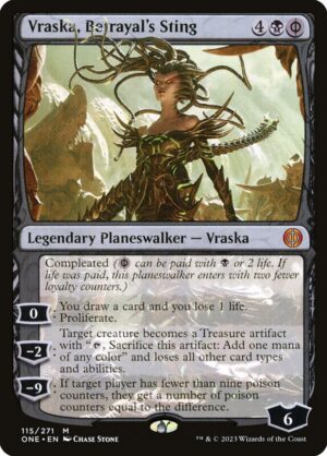 Vraska, Betrayal's Sting - Phyrexia: All Will Be One (ONE) #115