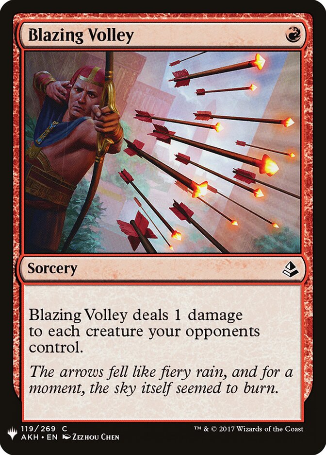 Blazing Volley - The List (PLST) #AKH-119