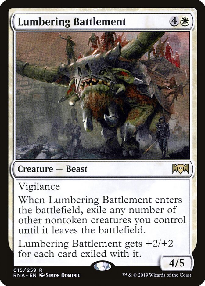 Lumbering Battlement - Ravnica Allegiance (RNA) #15