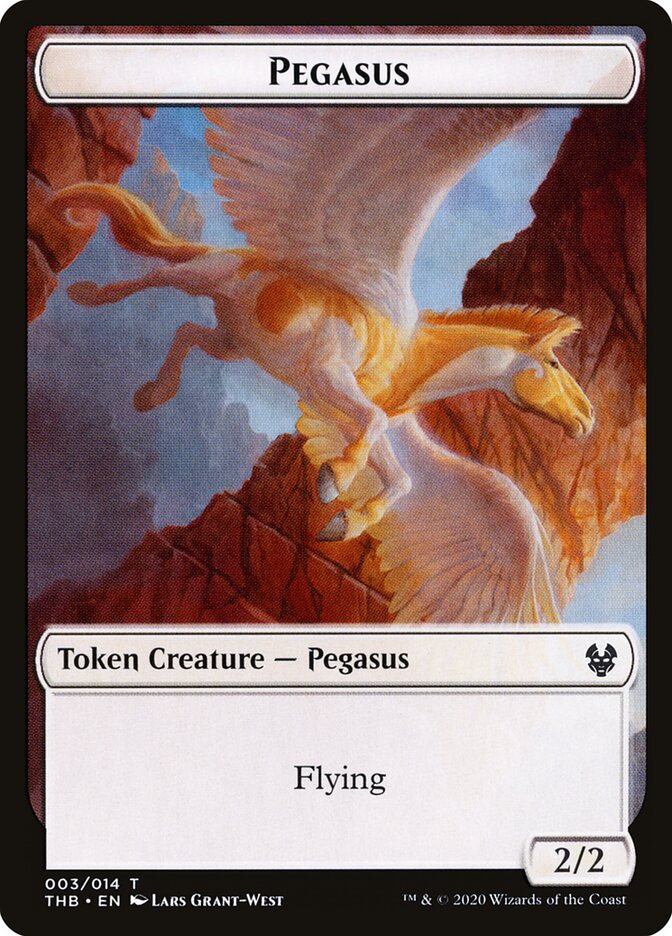 Pegasus - Theros Beyond Death Tokens (TTHB) #3